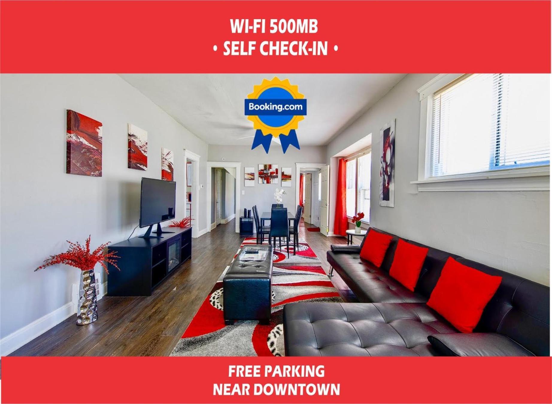 The Rubi Lounge - Spacious Brooklyn Centre Modern Escape Near Downtown With Parking, 300Mb Wifi & Self Check-In Cleveland Eksteriør bilde